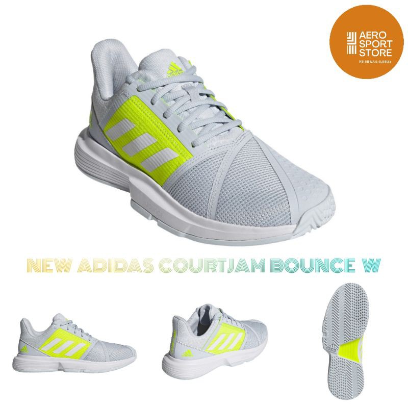 [ SEPATU TENIS LAPANGAN WANITA ADIDAS COURTJAM BOUNCE ]
