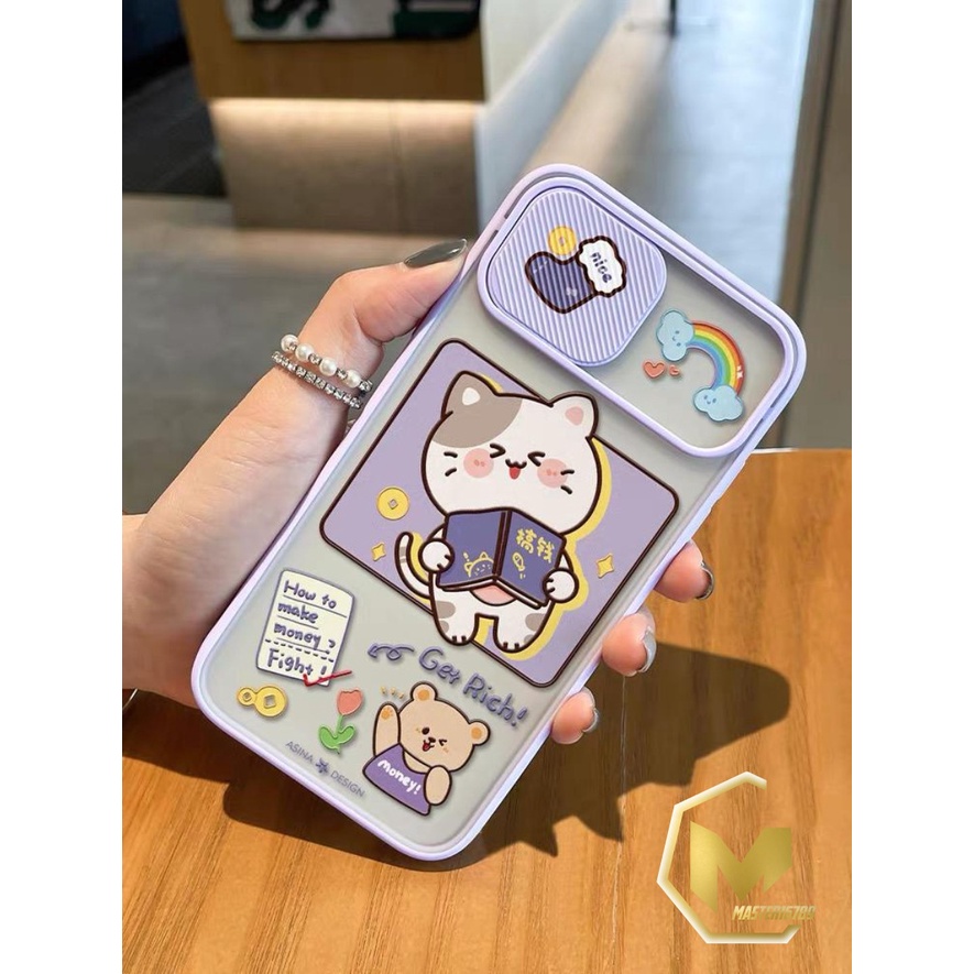 SS069 CASE SLIDE KARAKTER OPPO A57 A39 A74 A3S A1K A5S F9 A7 A12 A11K F1S A59 A71 RENO 4 4F 5F 6 MA1957