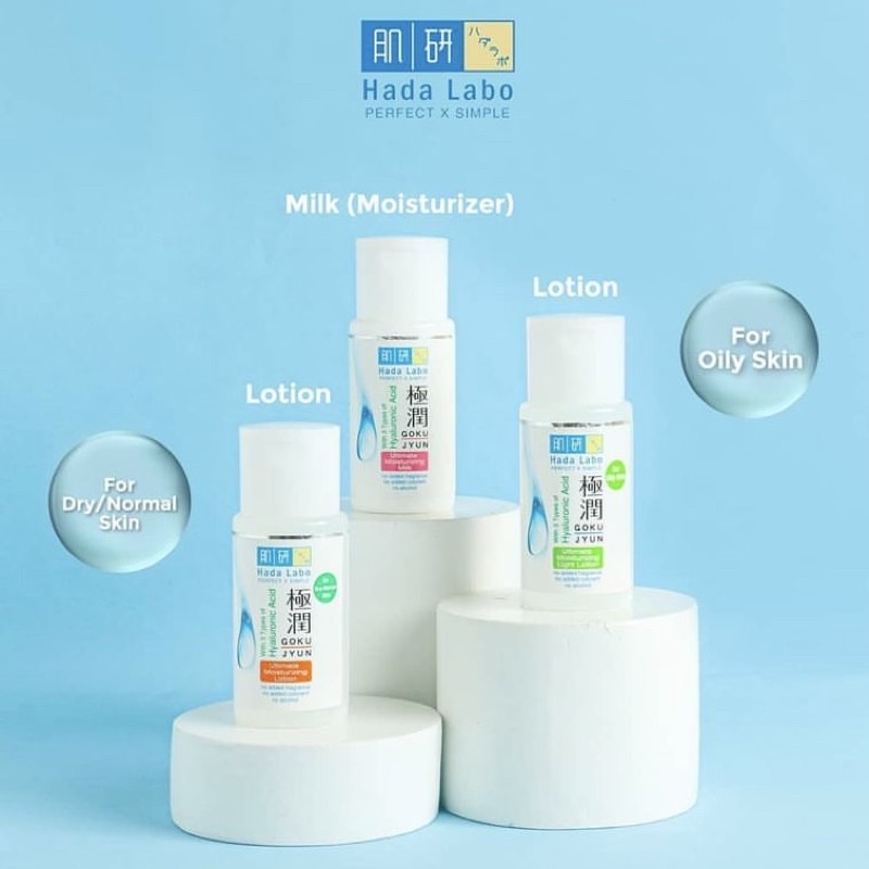 HADA LABO GOKUJYUNG MOISTURIZING LIGHT LOTION TONER STRIP HIJAU 100ML
