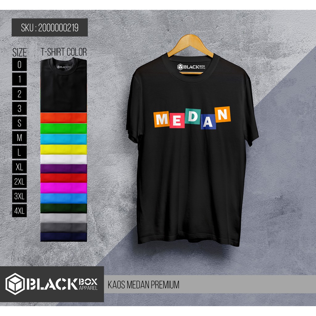 Kaos Distro Medan - Kaos Kota Medan Premium Quality