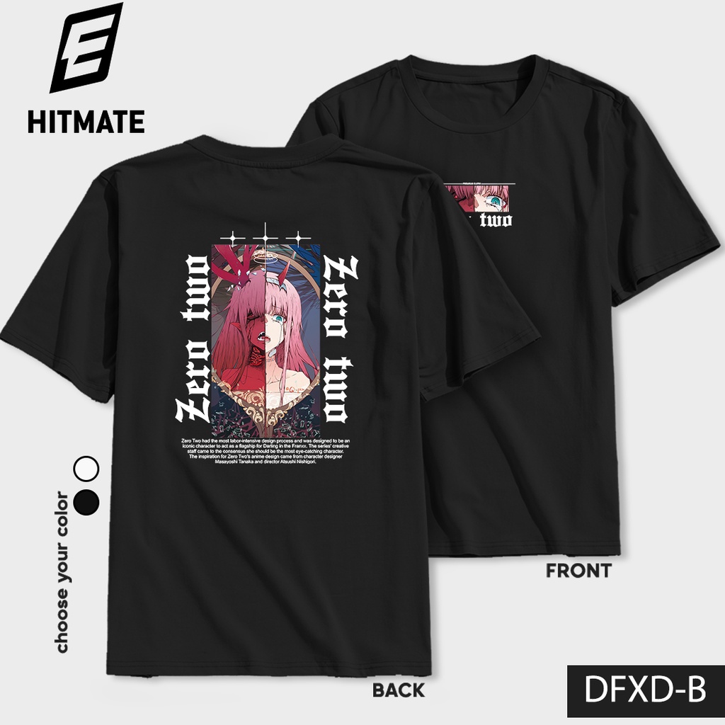 Jual Kaos Anime Wibu Manga Zero Two Darling In The Franxx Baju Distro Japan Style Anime