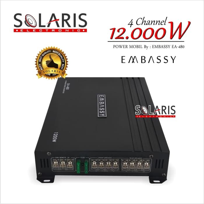 OKE BGT  POWER MOBIL 4 Channel 12.000 Watts EMBASSY EA-480 DF01