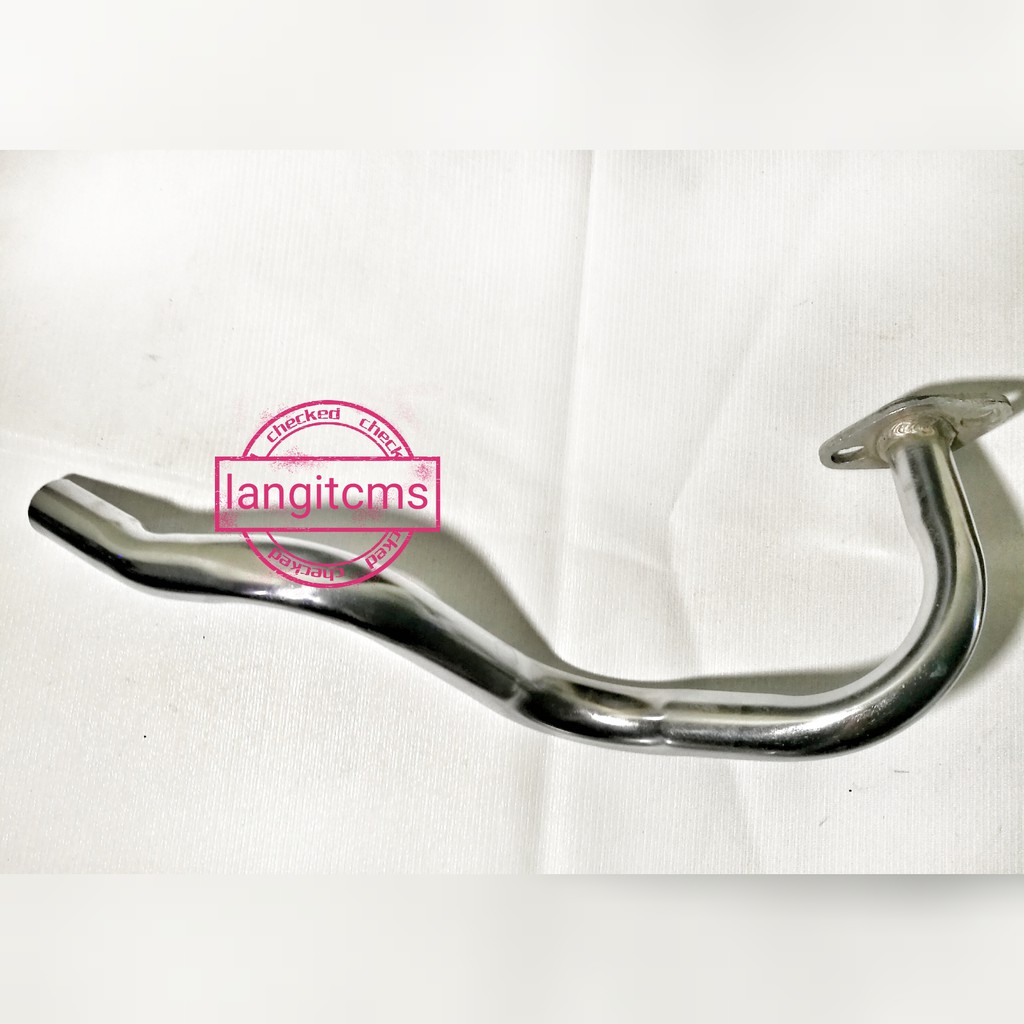 leher knalpot vario 125 vario 150 fi honda chrome stainless