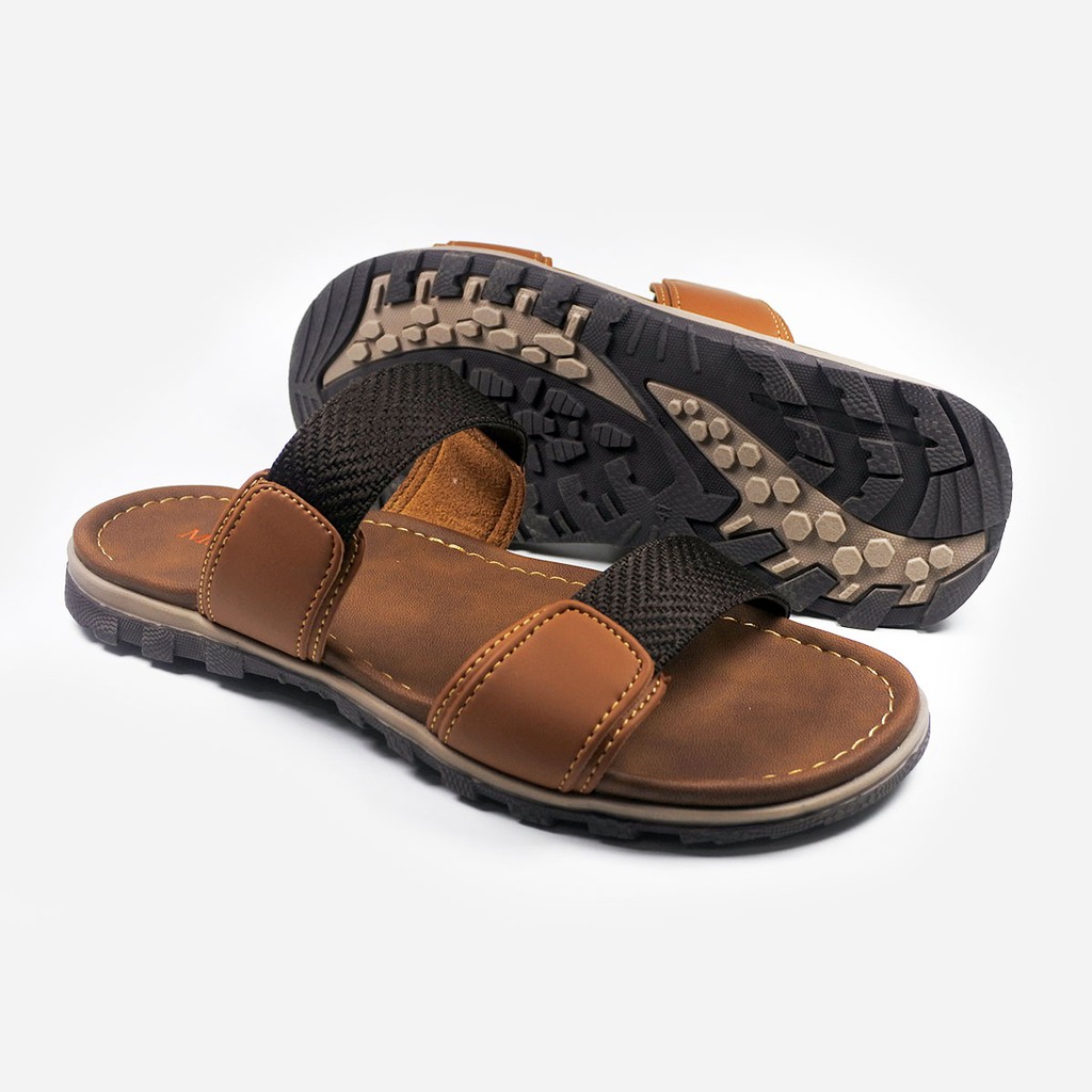 Mascotte LAVINA Sandal Pria 985.463-465 [ Cokelat, Tan dan Navy ] / Ramayana Jatinegara