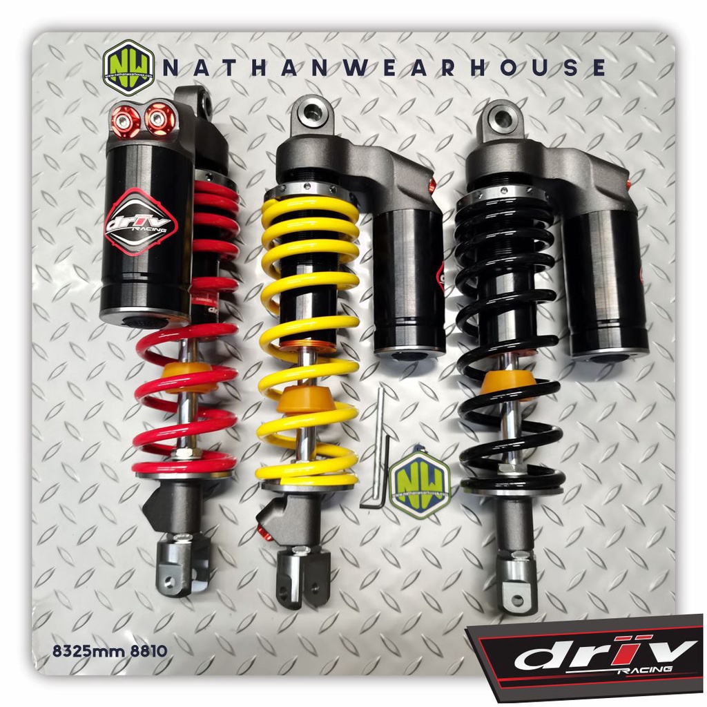 shockbreaker shock tabung belakang DRIV model wp mio J m3 beat fi soul gt scoopy vario 305mm 325mm