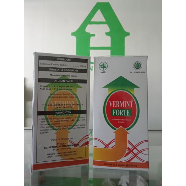 Vermint Forte //30 Kapsul //READY