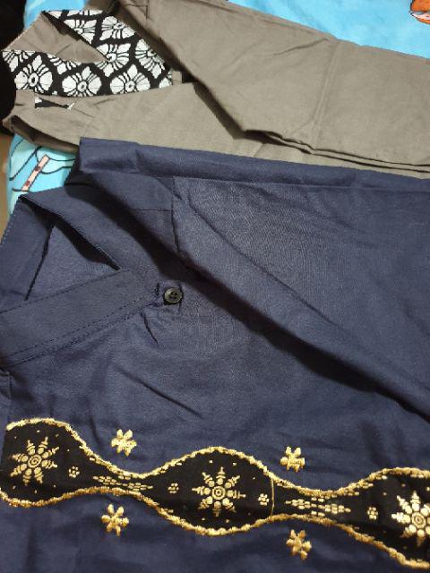 Atasan Batik Dolby Dolbi Dobby Doby Tenun Sutra Tulis Halus Katun Atbm Baron ,sarombit Atasan