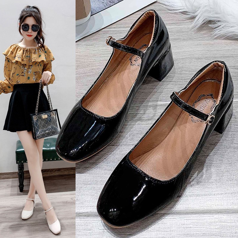 [JY] [1444] Sepatu Heels 8805 Polos Kilat Glossy CANTIK ELEGAN Sepatu Hak Sepatu Kerja Platform Pesta Impor Batam