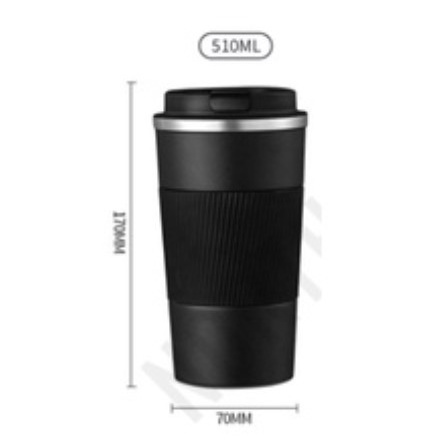 Tumbler Kopi Stainless Rubber Grip Murah