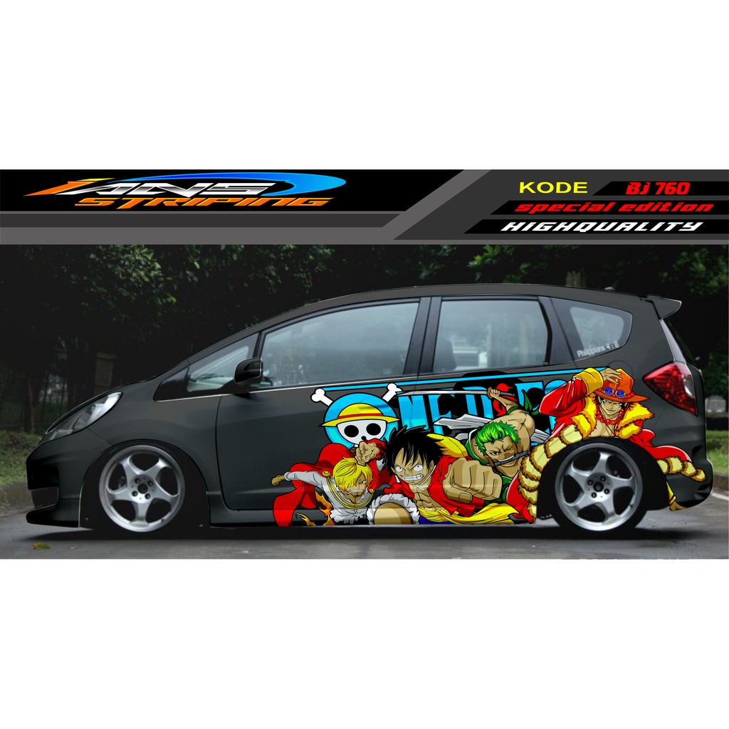 DECAL STICKER MOBIL HONDA BRIO AGYA JAZZ AVANZA YARIS / DECAL STICKER MOBIL JAZZ / STIKER MOBIL