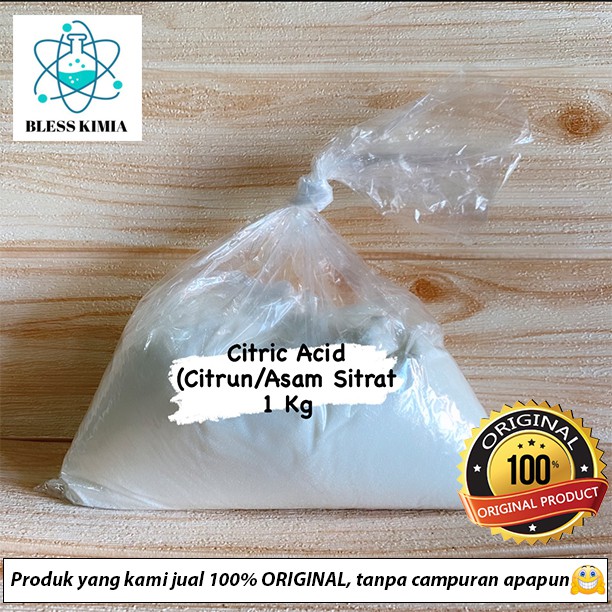 Citric Acid 1 Kg-Citrun-Asam Sitrat-Asam Sitrun-Pembersih baju-Pemutih baju