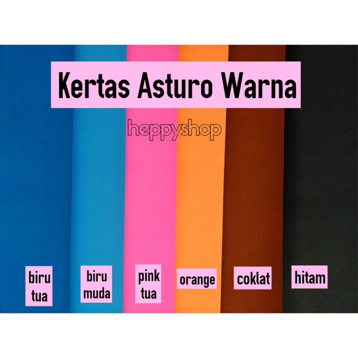 

Senikertas- Kertas Asturo Warna, Karton Asturo, Karton Spotlight - Merah -Kertas-Seni.