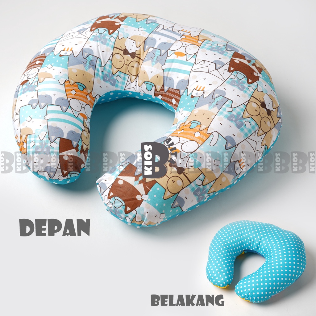 paket bantal menyusui dan apron cover menyusui / Bantal Menyusui - Nursing Pillow - Bantal alas menyusui-huiscat