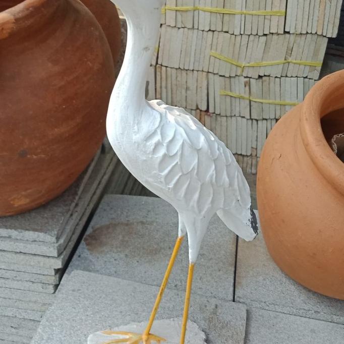 BISA COD Hiasan Taman Patung Burung Bangau