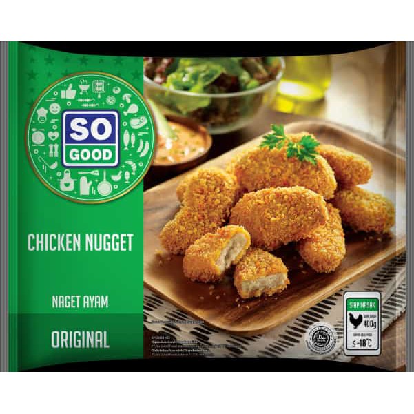 

So Good FC Nugget Original 400 G Frozen Nuget ayam