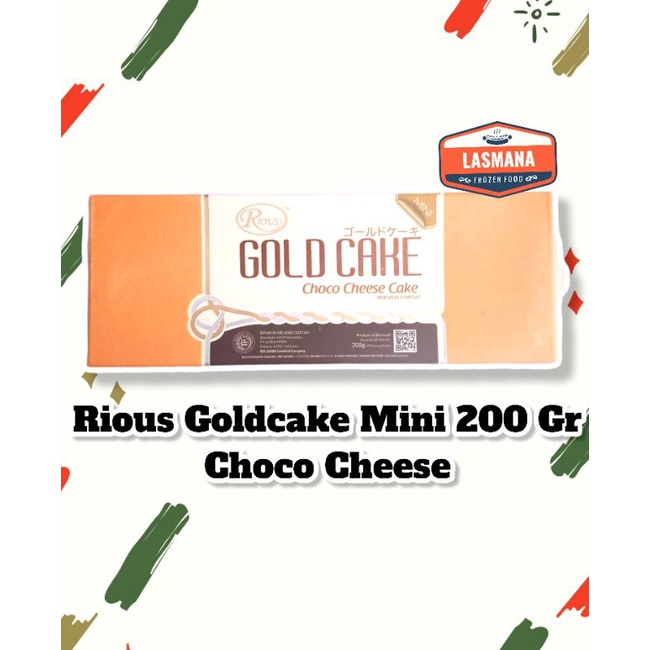 

GOLDCAKE CHOCO CHEESE MINI 200GR