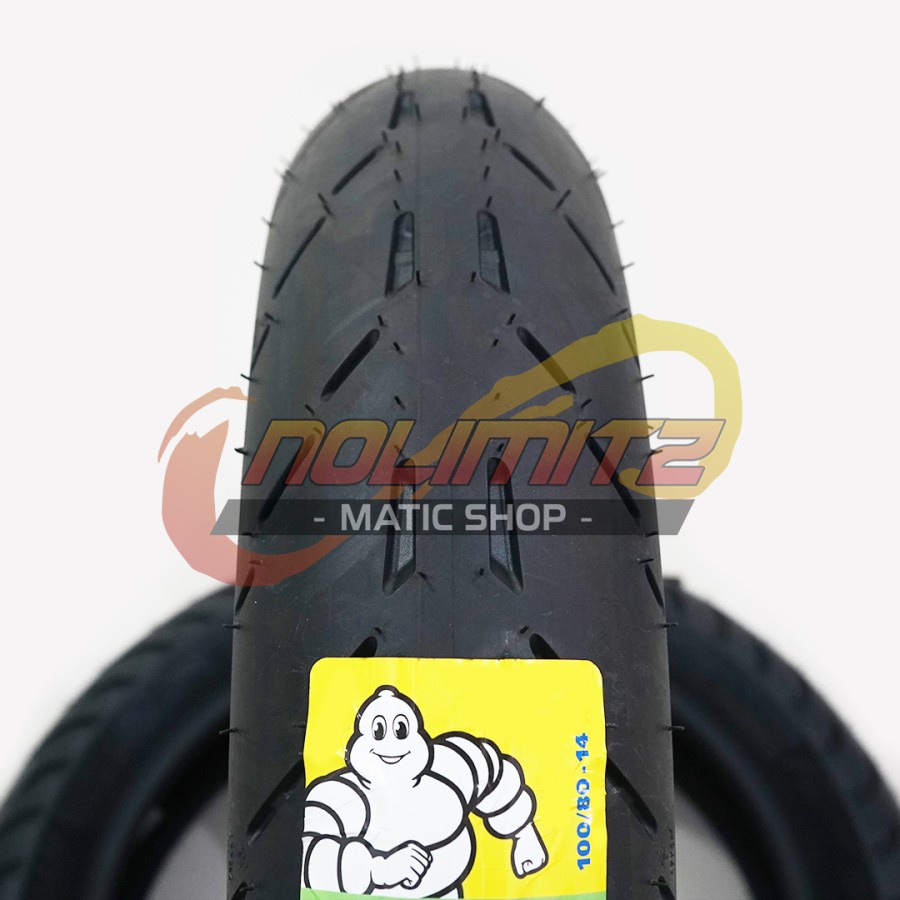 Ban Motor Tubeless Michelin Pilot Moto GP 100/80 - 14 Vario Beat Scoopy Mio