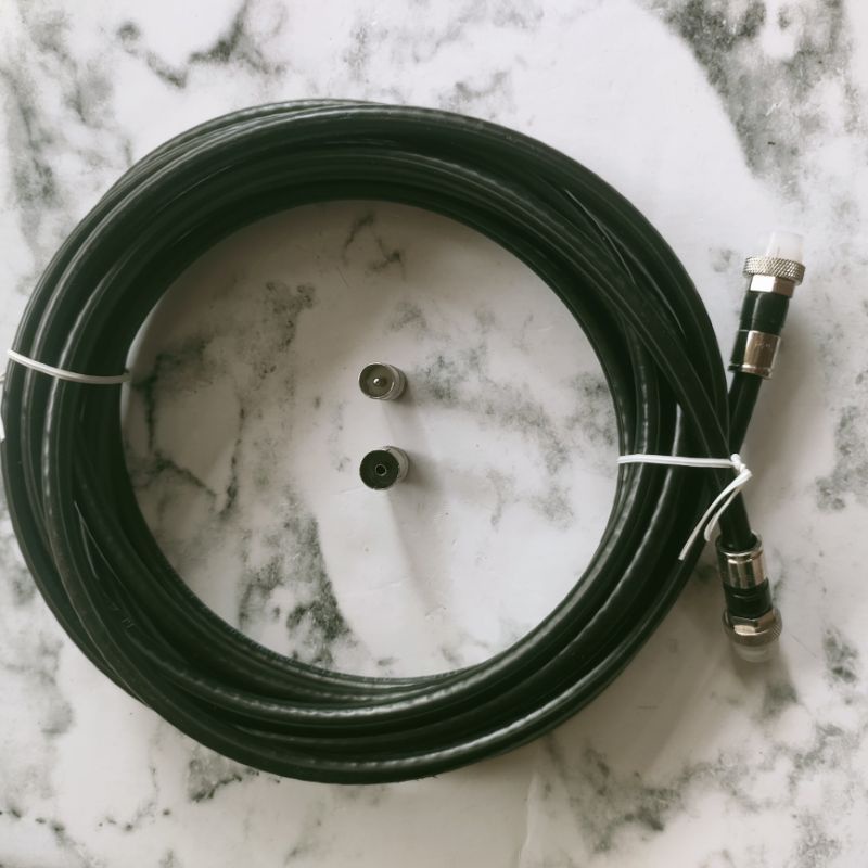 KABEL ANTENA TV DIGITAL MURAH BAGUS JACK BESI/KABEL ANTENA MALE +FEMALE+Jack BELDEN/KABEL ANTENA PLATINUM PERPANJANGAN FEMALE TO MALE