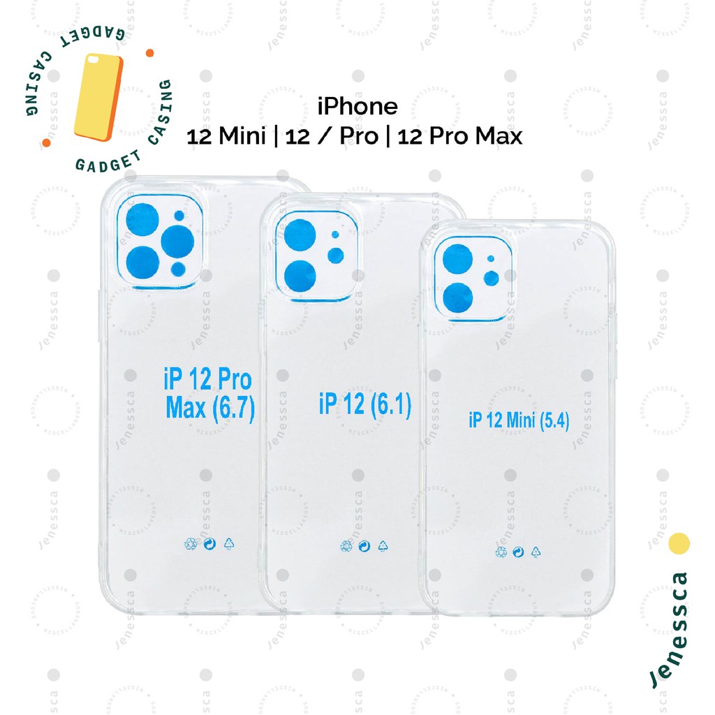 Casing iPhone 12 Mini/12/12 Pro/12 Pro Max Case TPU Transparan Bening