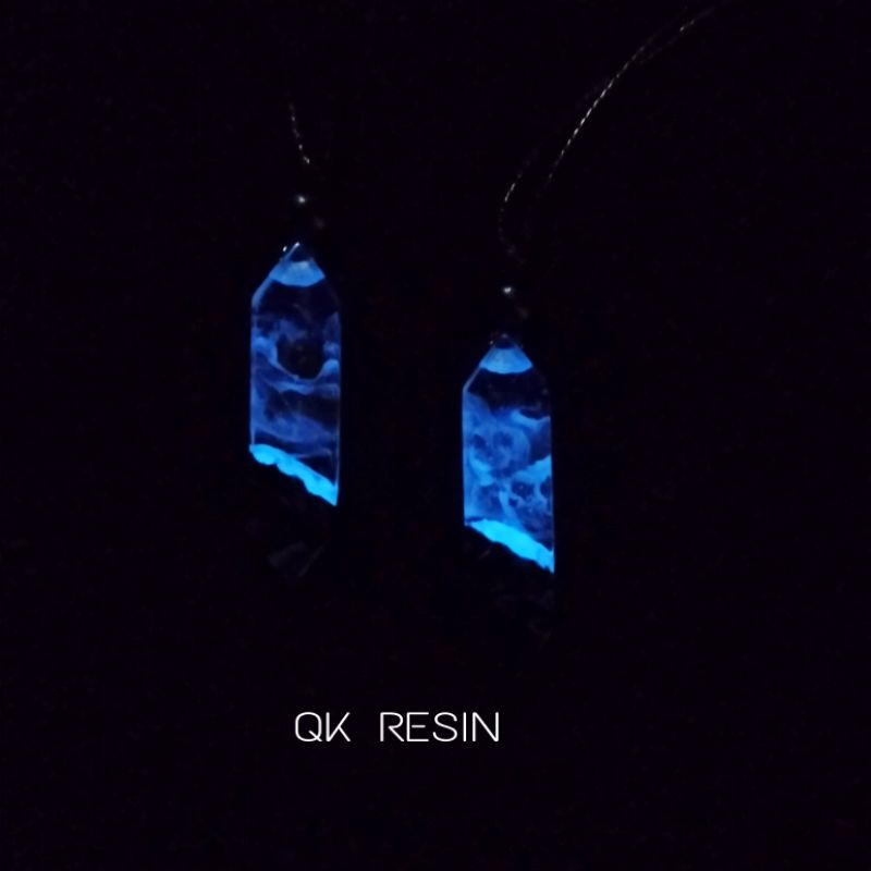 Glow in the dark / kalung resin couple /  keren unik / keninian / QK RESIN