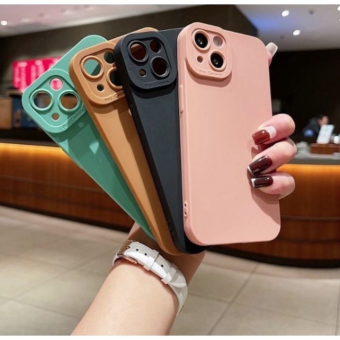 SAMSUNG A13 4G CASE COLOUR SOFTCASE FULL WARNA SOFT SILIKON KARET PROKAMERA CASING PROTECT CAMERA COVER PELINDUNG KAMERA