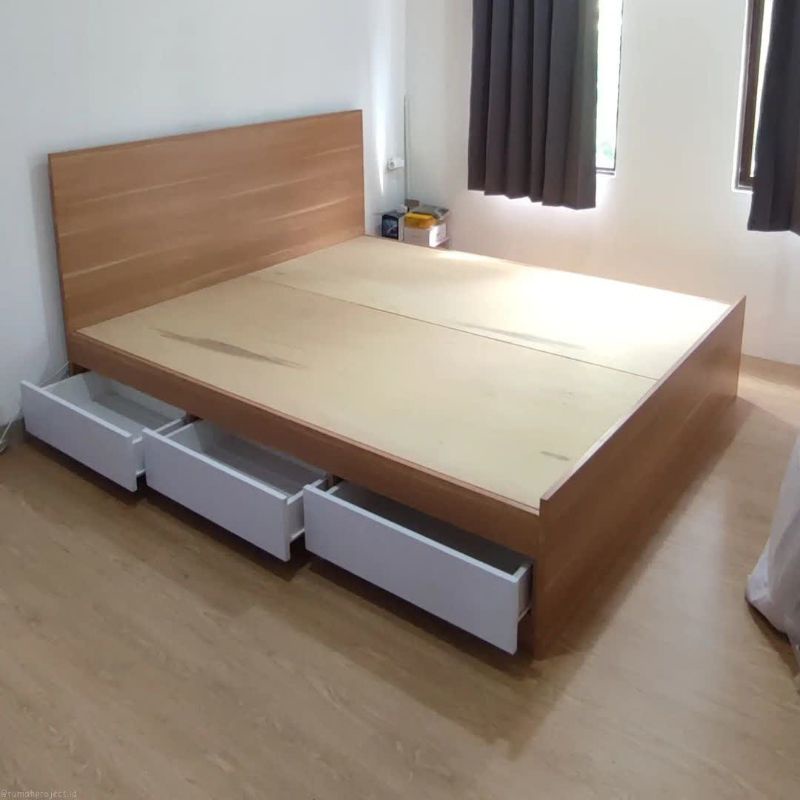 Divan king size 180 x200 / dipan laci / bed storage