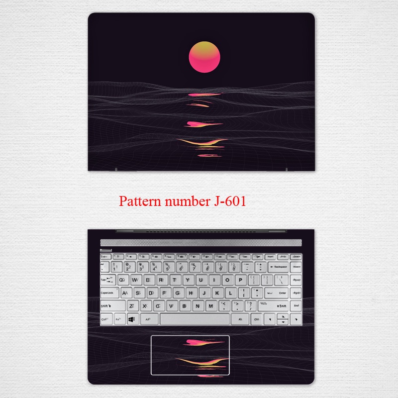 Computer Stickers Computer Laptop Skin Vinyl 2 Sides Laptop Skin for 11/12/13/14/15/17 Inch UniversaLenovo Zhaoyang E4-arr E5-iil Notebook Film E41-55 E40-70 E53-80 Computer Sticker K4e-imll Shell Protective Film Wei 6-15itl / 14are Decorative Accessories