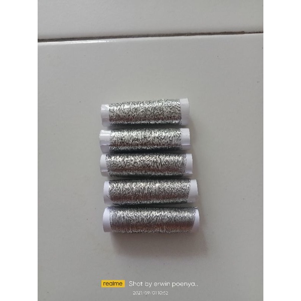 benang custom joran/tegek silver