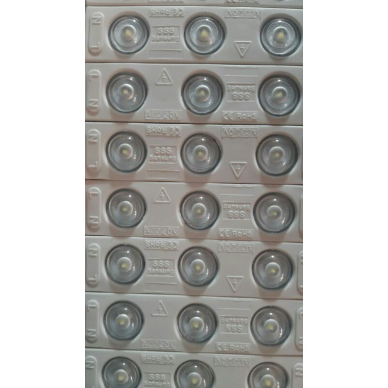 TERMURAH Lampu Led modul 3 mata 220Volt