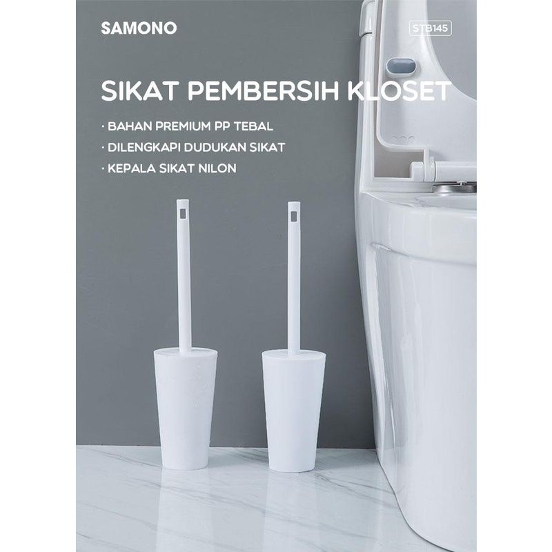 Sikat Kamar Mandi Silikon Pembersih Kloset Bathroom Brush Bonbox BCB20