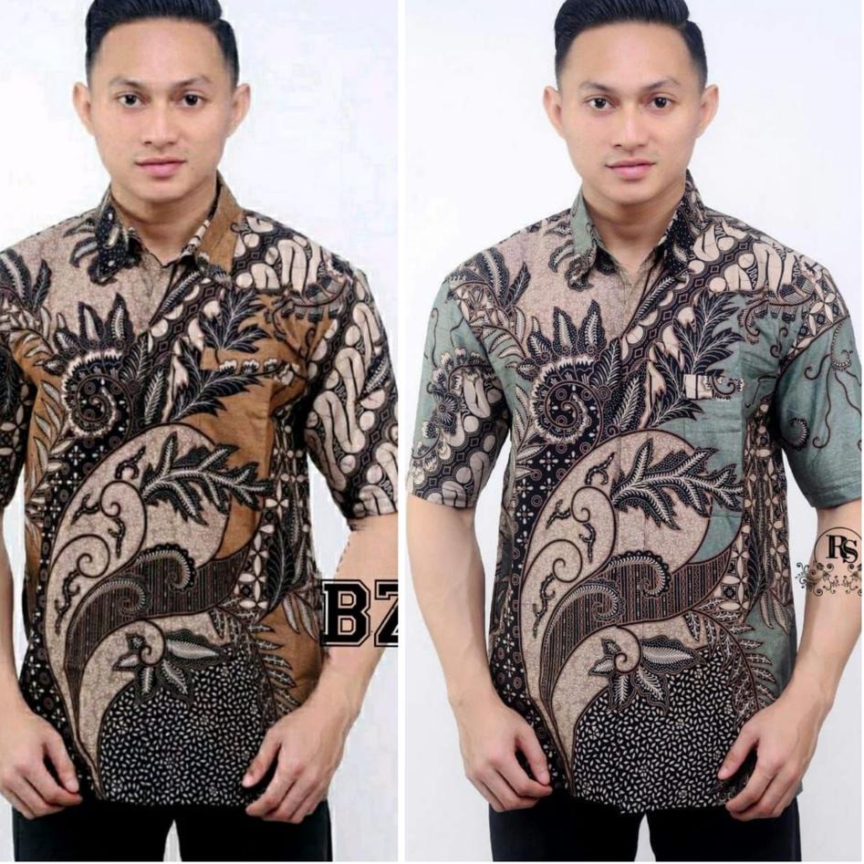 Harga Termurah Baju Batik Pria Dewasa 2022 Lengan Pendek Kekinian Kemeja Batik Lengan Pendek Pria Me