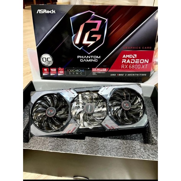 VGA ASROCK RX 6800XT PHANTOM GAMING 16GB