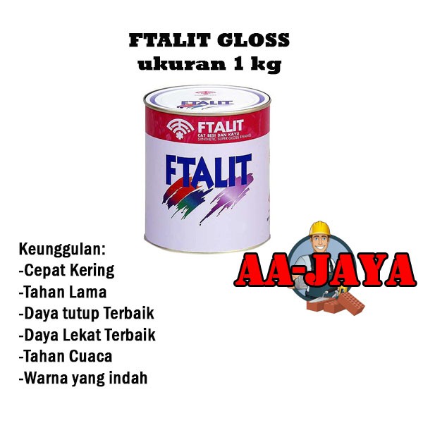  Cat  Kayu dan Besi  Ftalit 1 kg Gloss Shopee  Indonesia