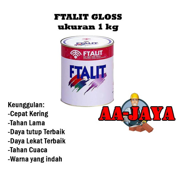  Cat  Kayu dan  Besi  Ftalit 1 kg Gloss Shopee Indonesia