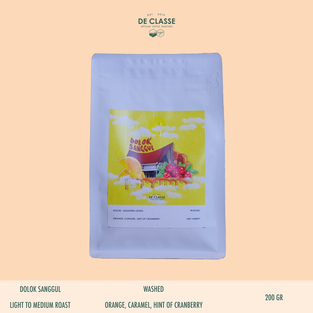

KOPI ARABIKA DOLOK SANGGUL 200 GRAM SPECIALTY BIJI KOPI ATAU KOPI BUBUK LIGHT TO MEDIUM ROAST