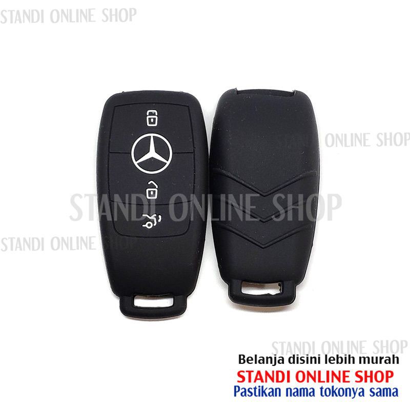 Kondom Kunci Silikon Remote Cover Smartkey New Mercedes Benz Mercy