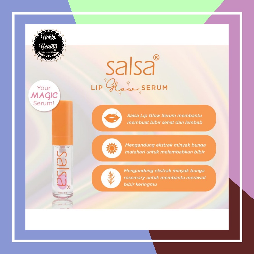 SALSA Lip Glow Serum (✔️BPOM) Lippie Serum Bibir BELI 24 PCS FREE 1 PCS