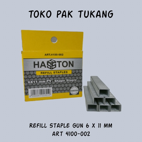 

Refill Staple Gun 6 x 11 mm Hasston 4100-002