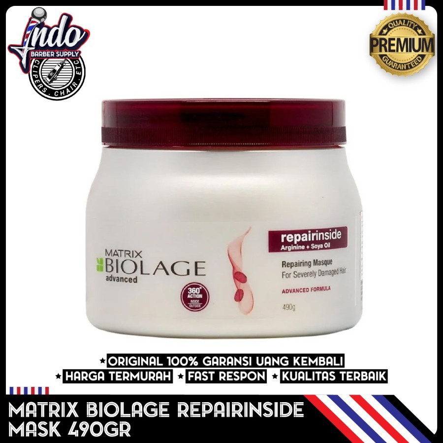 Matrix Biolage Repair inside Mask 490gr / Masker Rambut Rusak / Perawatan Rambut sangat rusaK