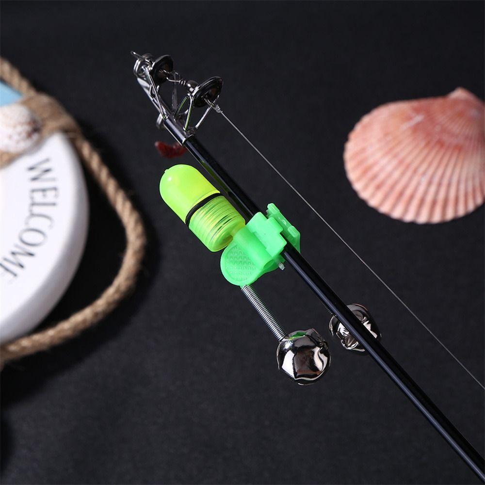 Lampu Alarm Pancing Agustinina 5Pcs Alat Pancing Ikan Gurame Malam Fishing Alarm Indicator Rod Bite LED Umpan Pancing