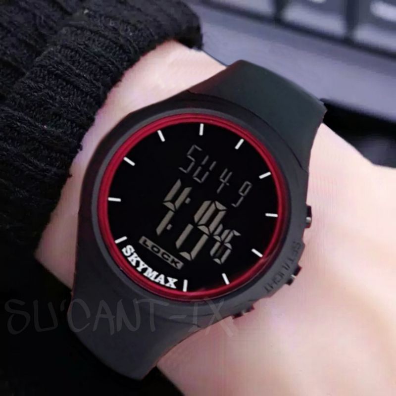 SKYMAX ORIGINAL TERBARU Jam Tangan Pria SKYMAX Ori Anti Beku & Anti Air Sampai Kedalaman 30m (Diamet