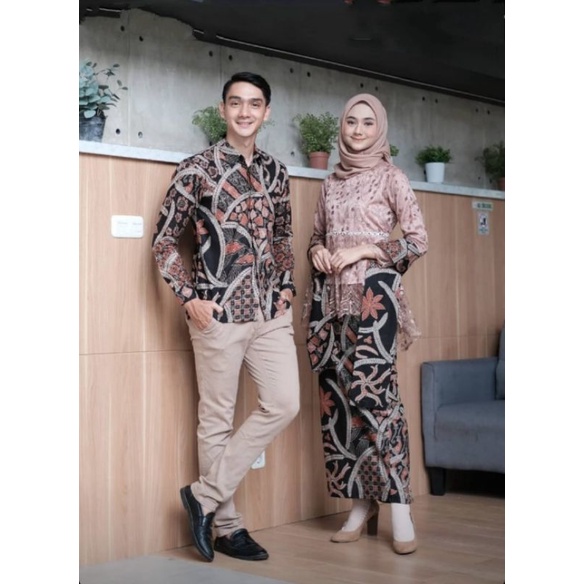 Batik Official - Couple Mayra Setelan Kebaya modern wisuda 2025 premium mewah couple pasangan kebaya kondangan wanita modern hijab kutubaru aesthetic