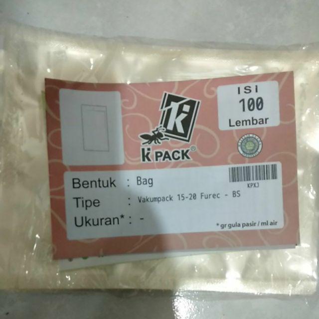 Kemasan Plastik Vacum Ukuran 15x20 Cm