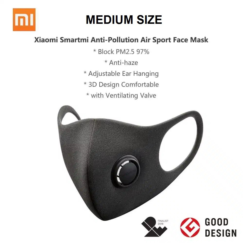 SMARTMI KN95 Masker 5 Layer Lapisan Filter Anti Bakteri