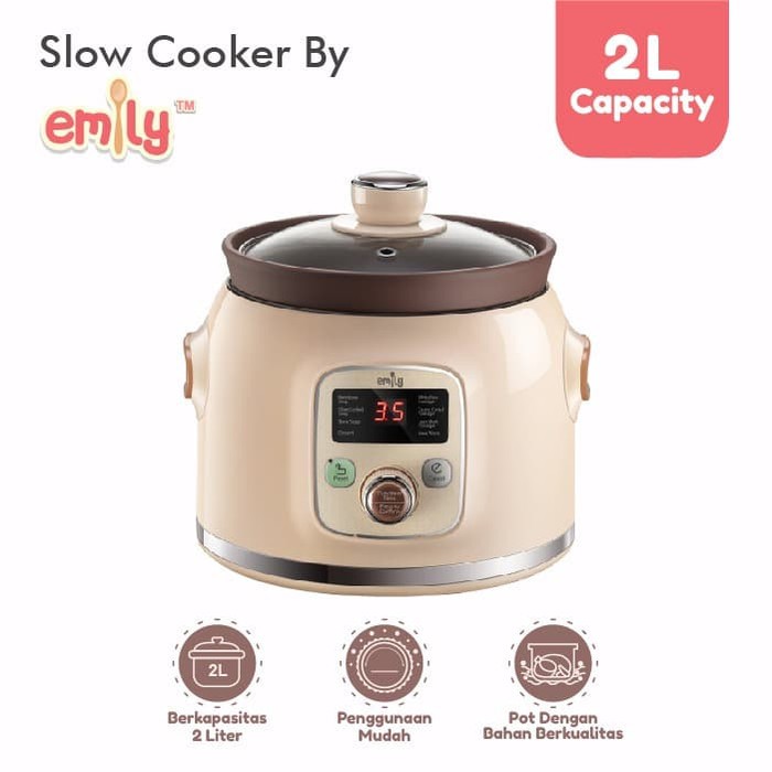 Makassar - Emily Slow Cooker Claypot 2L (ESC-32001)