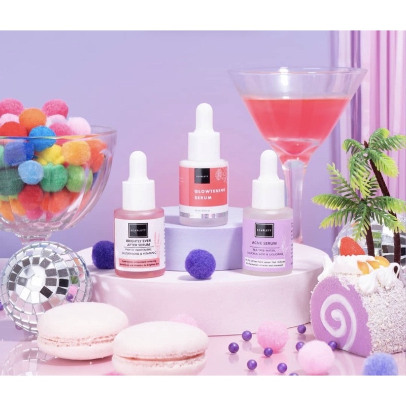 Serum Scarlett / Scarlett Whitening / Scarlett Whitening Serum / Glowtening Serum / Acne Serum / Bright Serum