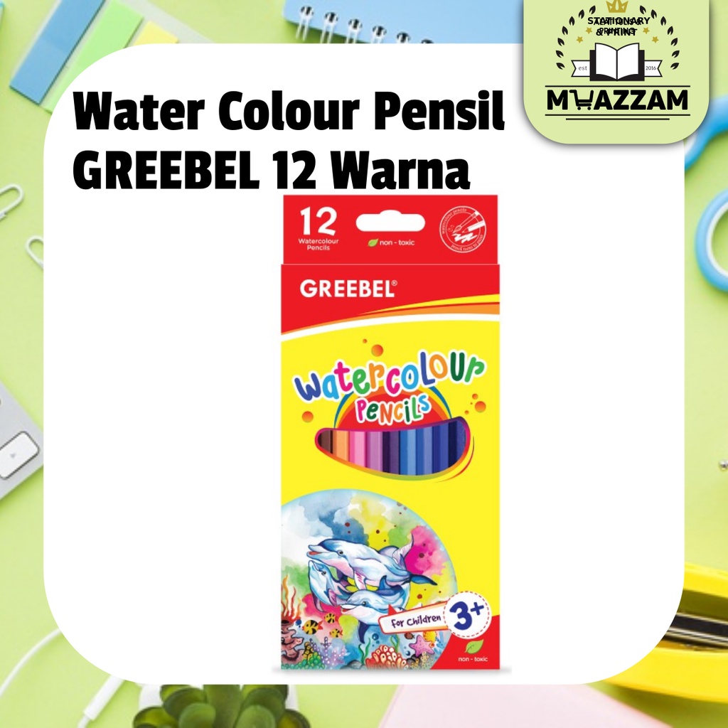 

GREEBEL Water Colour Pensil 12 Warna 8012