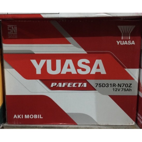 AKI / ACCU BASAH YUASA PERFECTA N70Z / 75D31R PAJERO SPORT , CAPTIVA