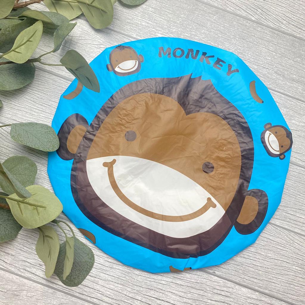 (COD) Shower Cap Karakter Topi Keramas Penutup Rambut Anak Dewasa Bahan Plastik