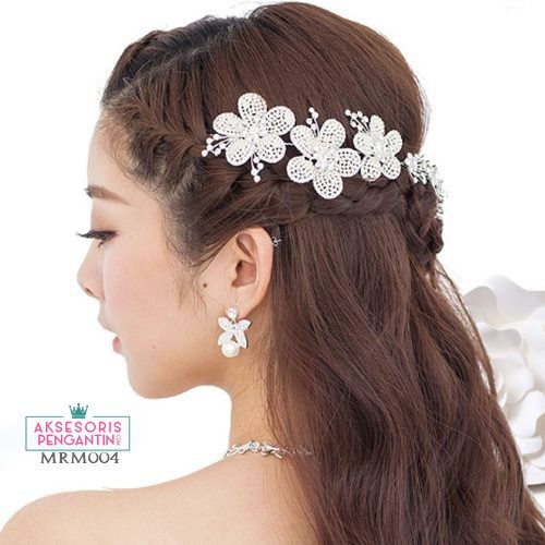 [SIAP KIRIM] TIARA WEDDING AKSESORIS RAMBUT HEADPIECE PENGANTIN MRM004